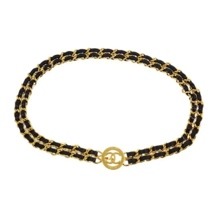 CHANEL 1982 Medallion Chain Belt-0