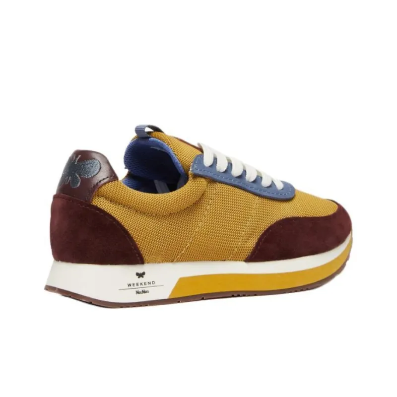 WEEKEND MaxMara Low-Top Casual Shoes Women's Yellow Brown-3