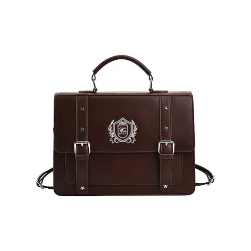 JANE KLAIN PU Backpack Tubas Women's Brown/Black
