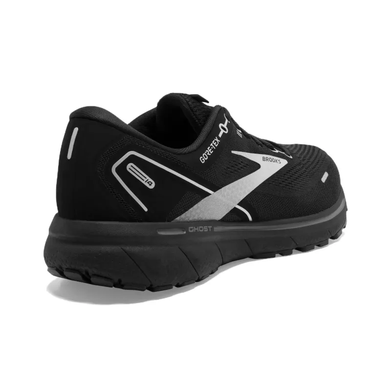 Brooks Ghost 14 Durable Breathable Lightweight Low-Top Running Shoes Men's Black-2