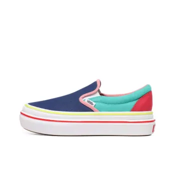 Vans Ramp Tested Super Comfycush Slip On Blue/Green/Red Women's