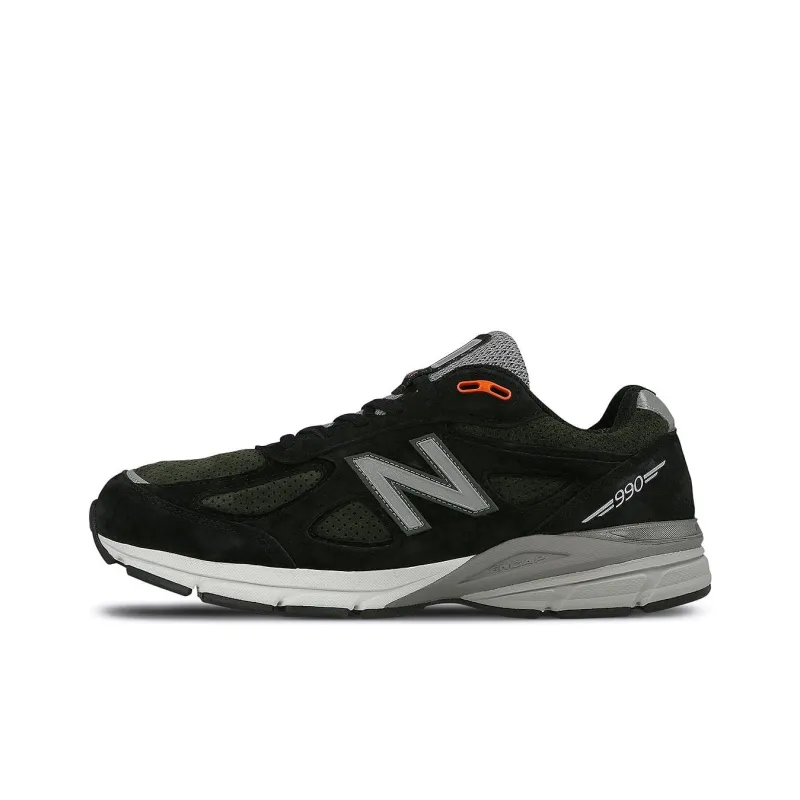 New Balance 990v4 Black Olive Orange-0