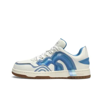 Cabbeen Trendy Transparent Individual Drip Plastic Wear Resistant Slip Resistant Low Top Skateboard Shoes Men's Beige