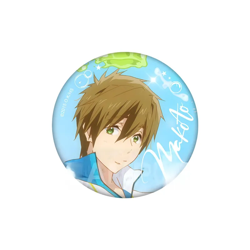 Xhdm Haruka Nanase Makoto Tachibana Bubbles Crown Collection Badge Badges-1