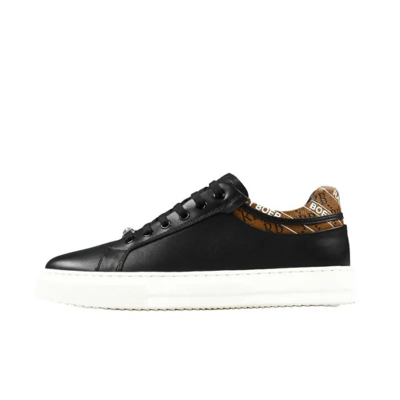 Raidy Boer Casual Shoes Men Low Top Black/White-0