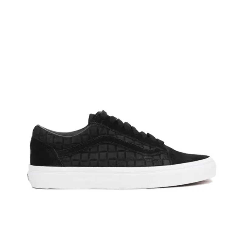 Vans Old Skool Suede Checkers 'Black White'-1
