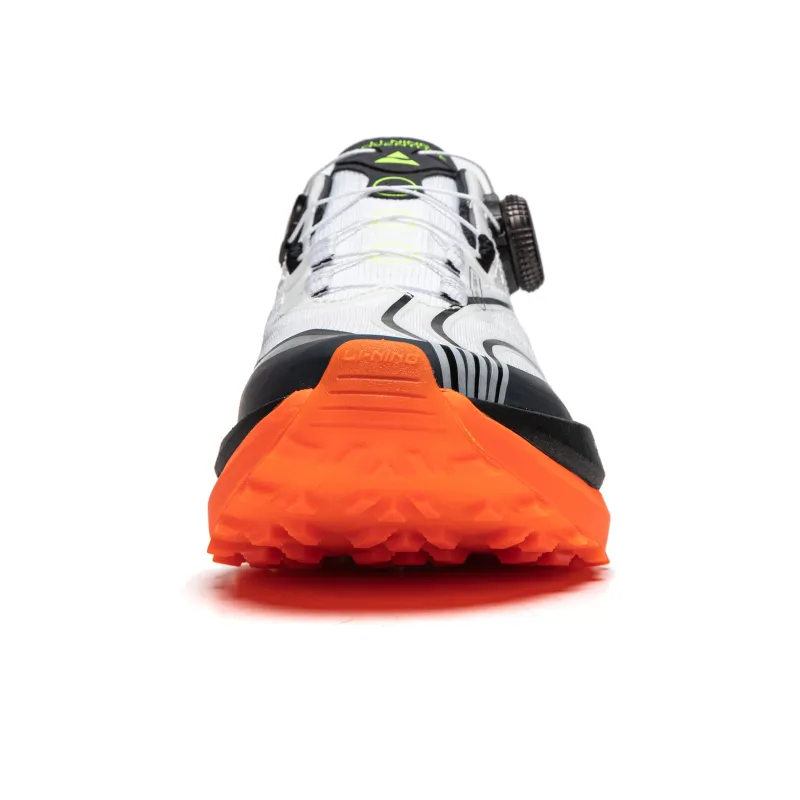 LiNing Dilu Cushioning Anti Slip And Wear Resistant Low Top Trail Running Running Shoes Women's Black White-3