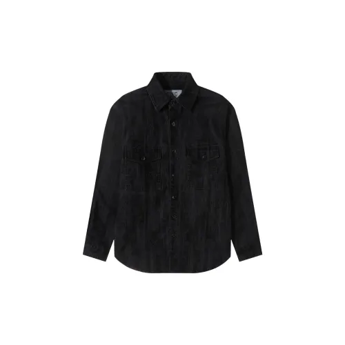 C'N'C New Order & Classics Series Denim Jackets Men Black Floral Edition