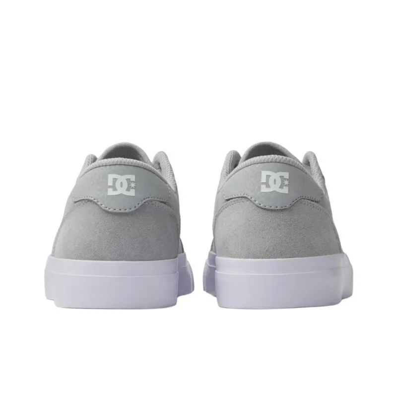 DC Shoes Teknic Low-Top Skateboard Shoes Men's Gray-3
