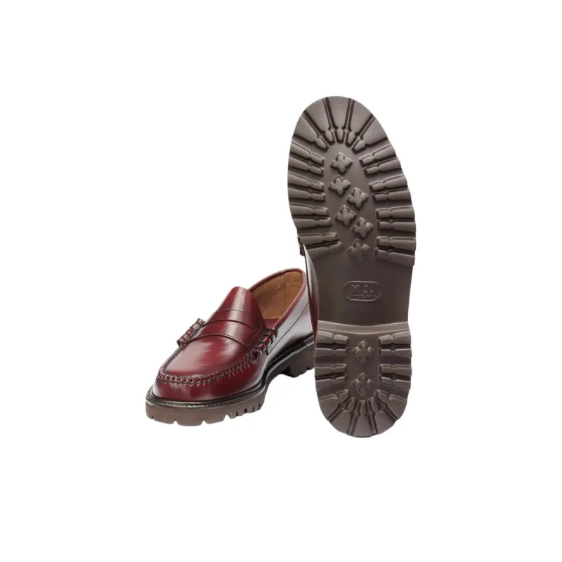 G.H. Bass & Co. Larson Lug Loafers Men's Burgundy-5