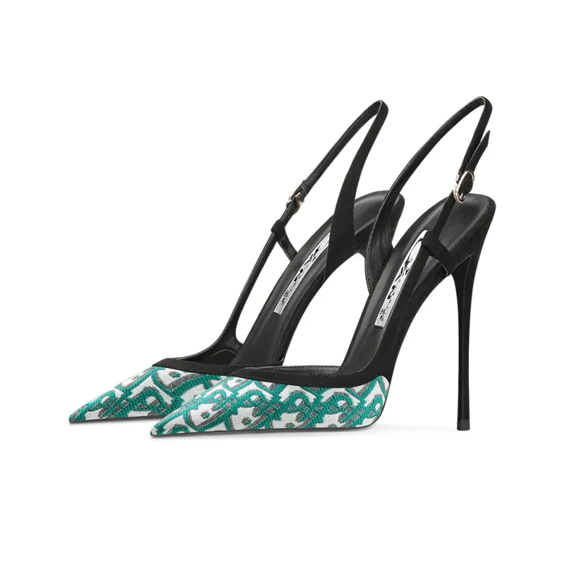Ganxiaojie Strap Sandals Women's Green-2