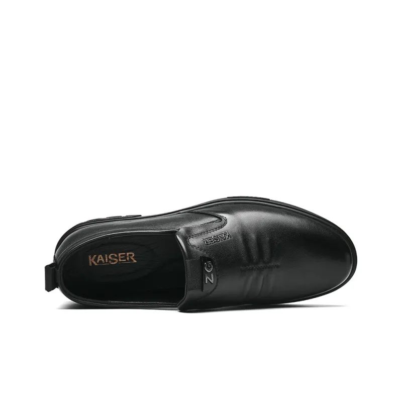 KAISER Dress Shoes Men Low Top Black-2