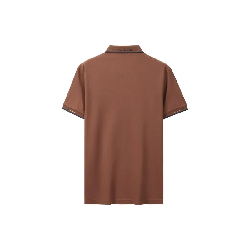GOLDLION Polo Shirt Men's Orange-1
