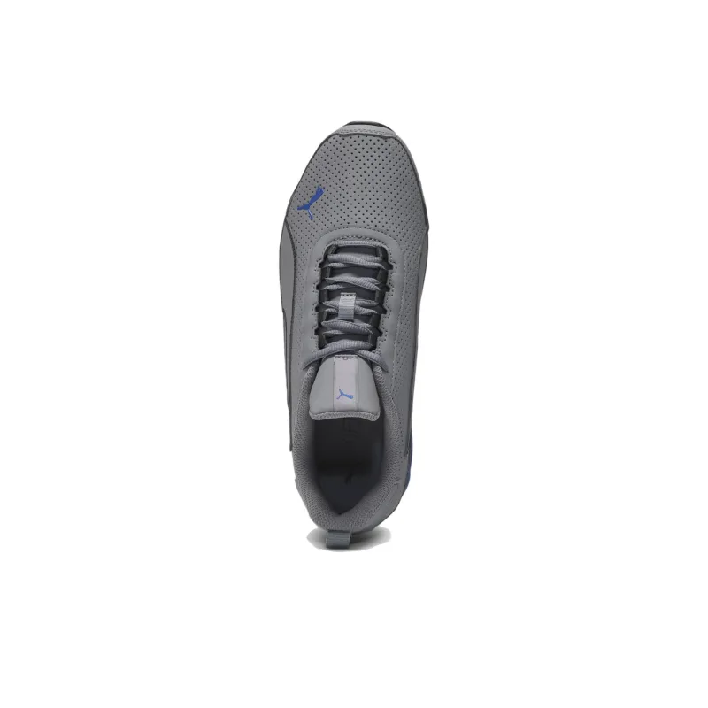 PUMA Anti-Slip Wear-Resistant Low-Top Running Shoes Men's Gray Blue-3