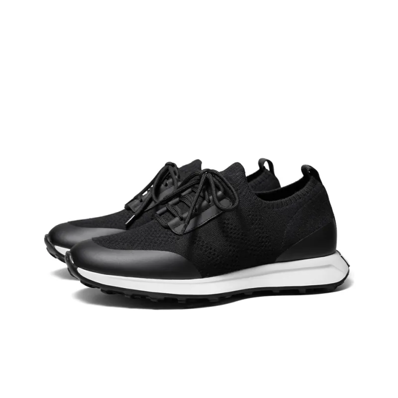 THOM WILLS Cushioning Rebound Low Top Running Shoes Men's Black-1