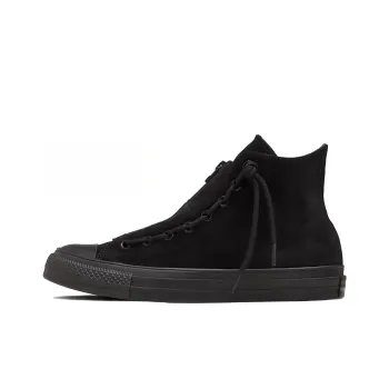 Converse Suede All Star Centerzip Suede High Top 'Black Monochrome'