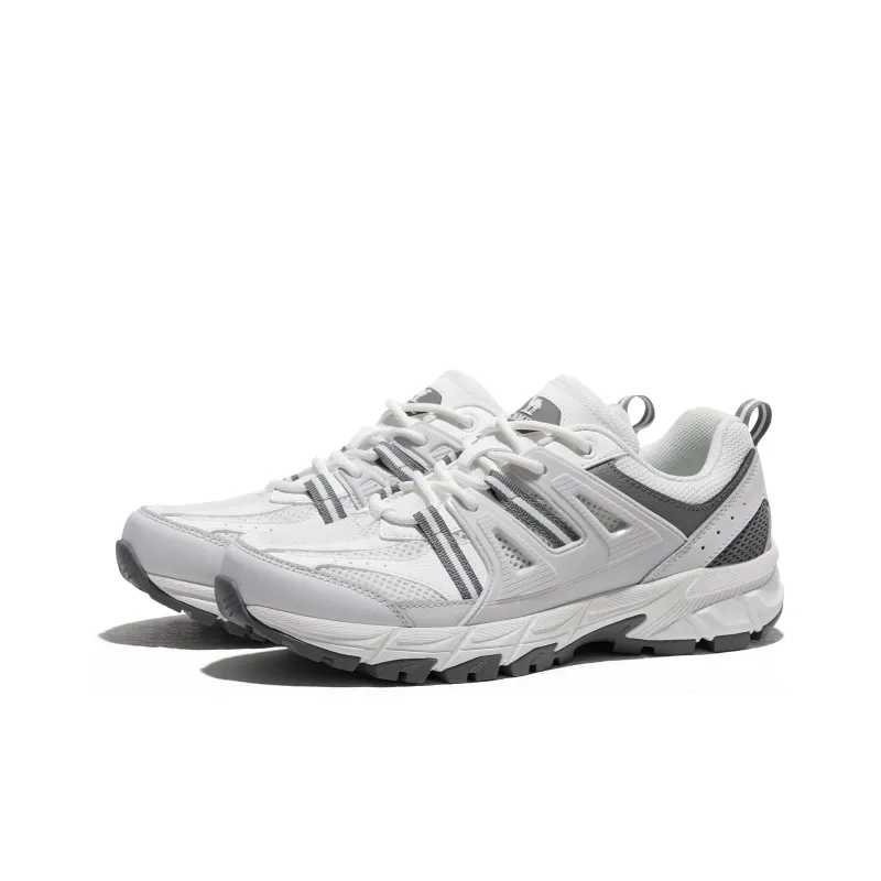 CAMEL Cushioning Wear Resistant Low Top Hiking Shoes Women's White Gray-2