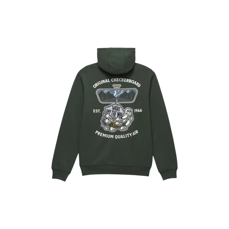 Vans Rearview Full Zip Hoodie Sweatshirt Unisex Army Green-1