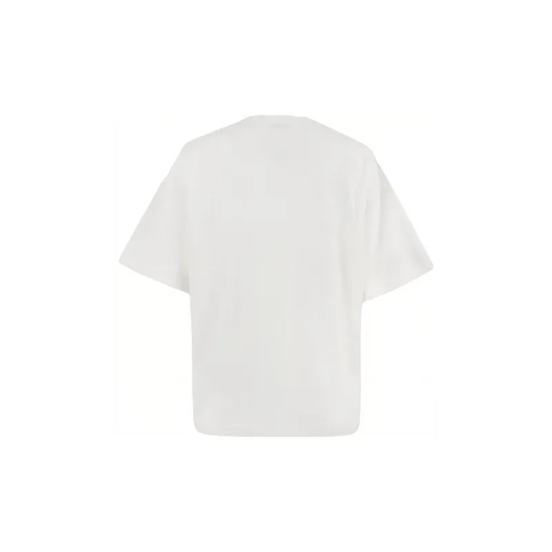 Burberry Logo Embroidered Crewneck T Shirt 'Rain'-1