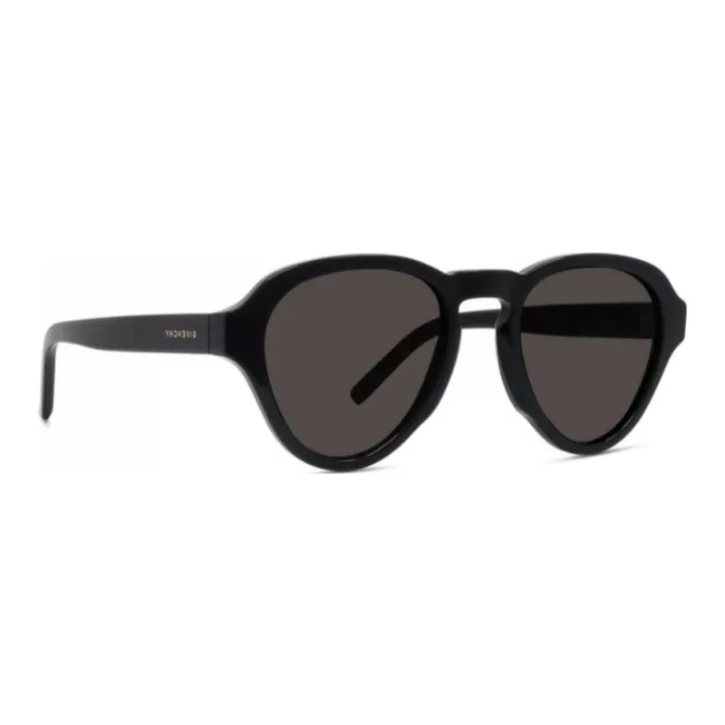 GIVENCHY Acetate Irregular Shape Sunglasses Women's Black-2