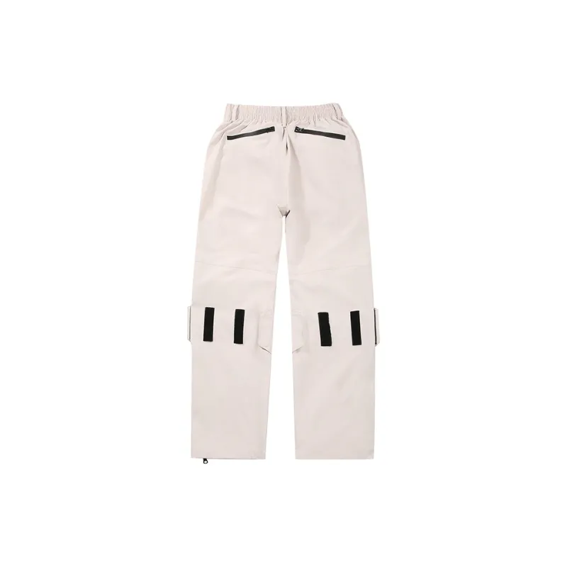Jeep Individual Lace Up Straight Fit Casual Pants Unisex-121