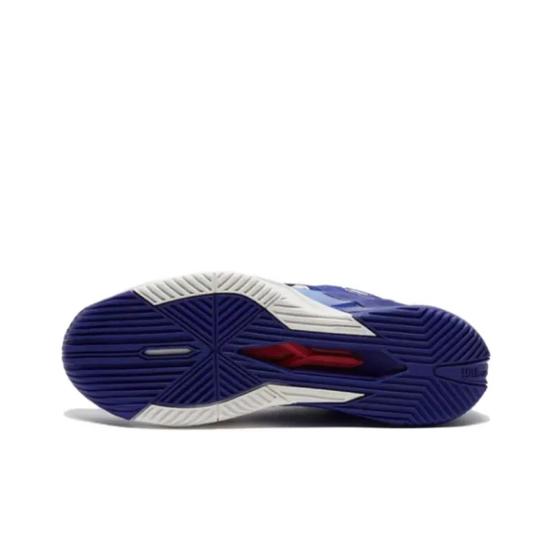 Wilson Rush Pro 4.0 Hope Slip Resistant Low Top Tennis Shoes Women's Blue-4
