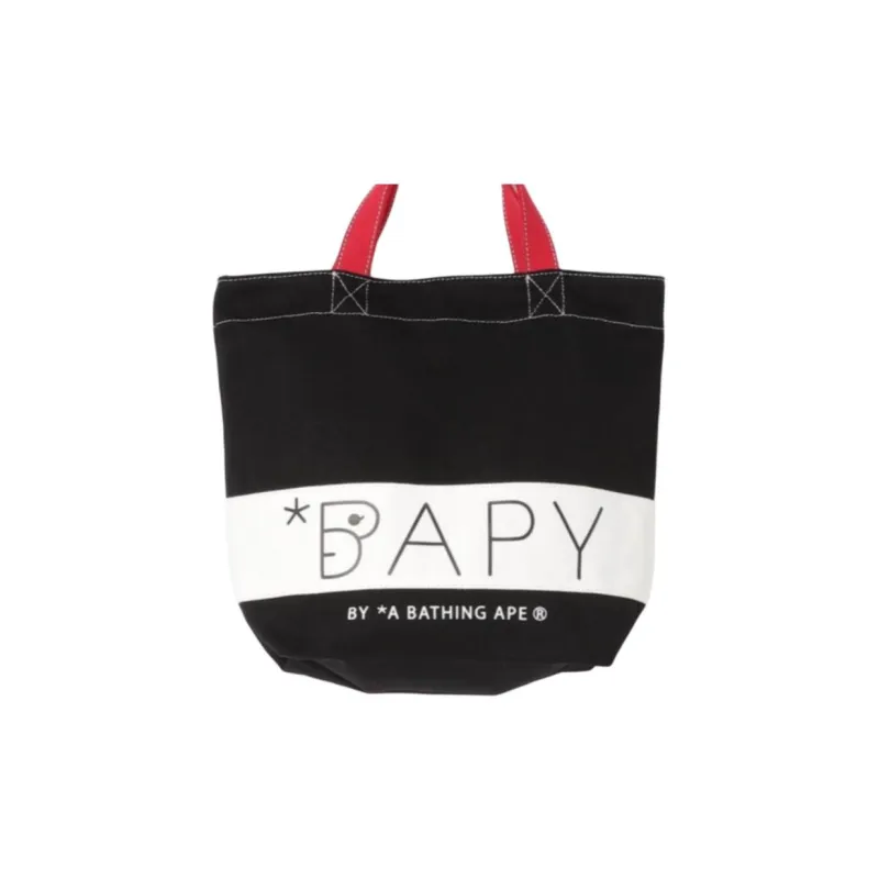 A BATHING APE Cotton Blend Tote Bag Shopping Bag Handbag Regular Unisex Multicolor-1