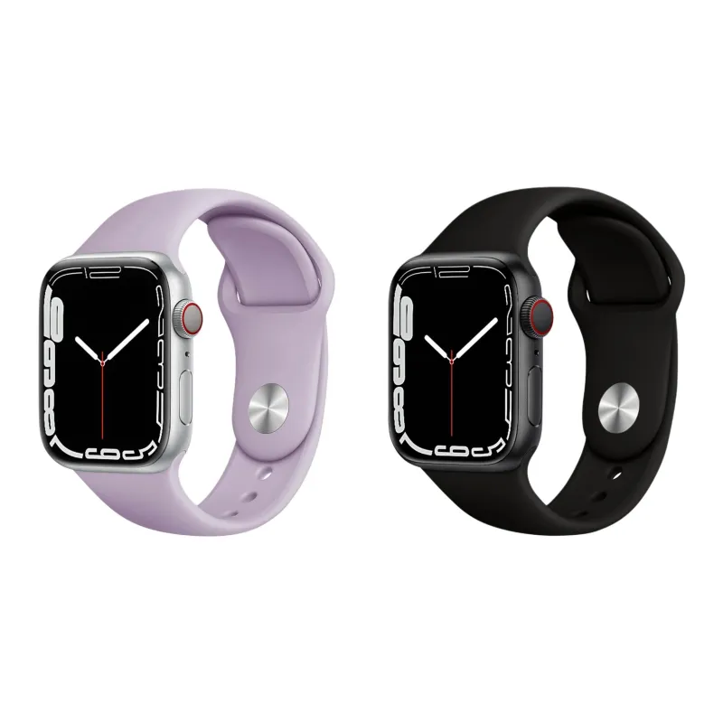 ZHISHENG Apple Compatibility Watch Band 38/40/41/42/44/45/49 All Silicone Material-5