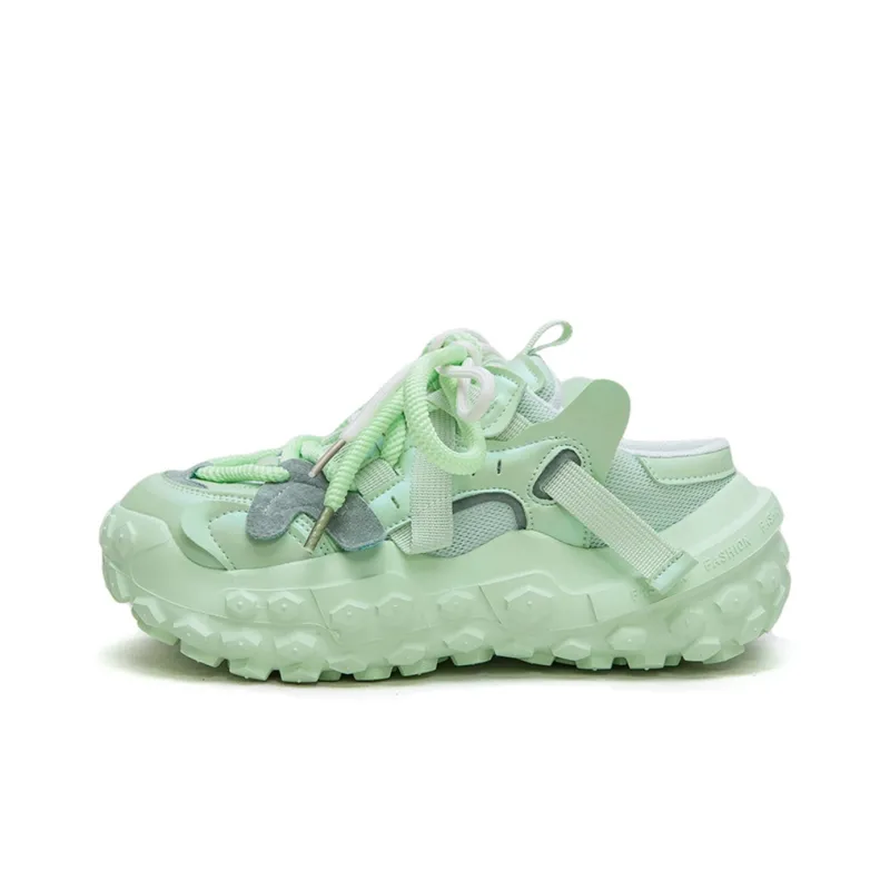 Jay Wear Resistant Breathable Height Increasing Low Top Chunky Sneakers Women's-4