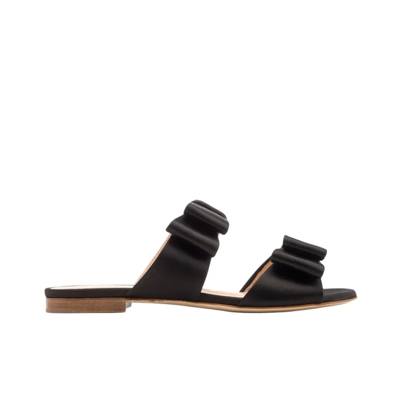 Rupert Sanderson Slide Slippers Women's Black-1