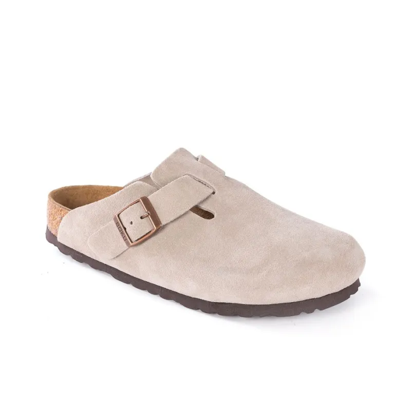 Boku Closed Toe Slippers Unisex Gray-3