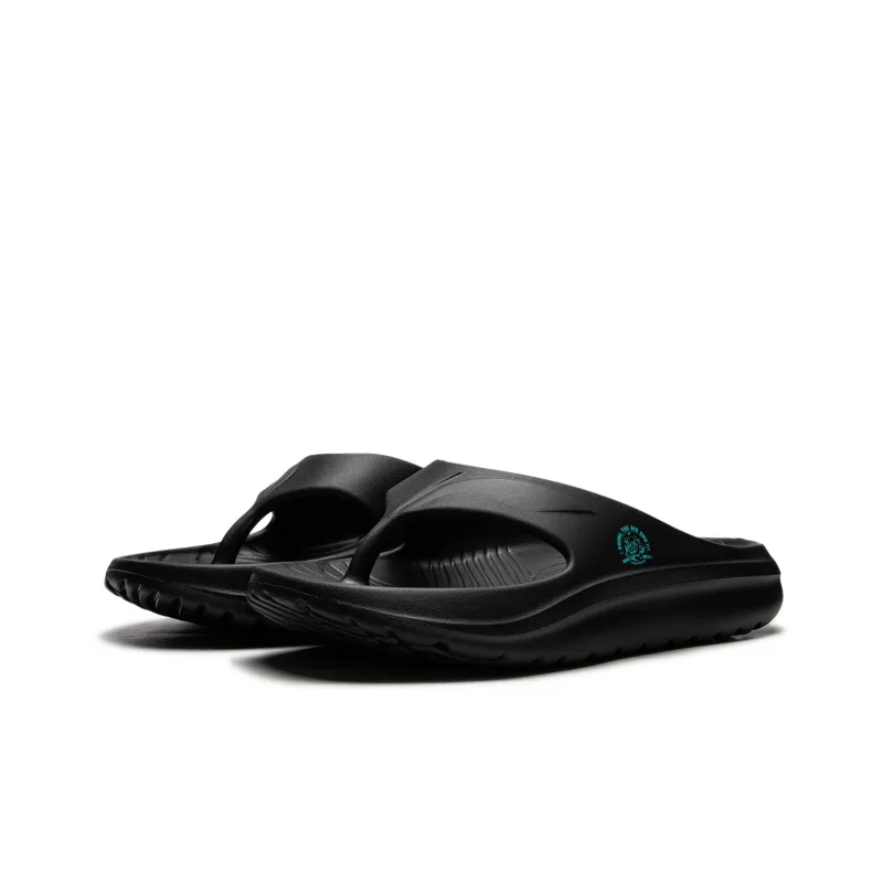 LOL x LiNing Abrasion Resistant Slip Resistant Flip Flops Unisex Black-2