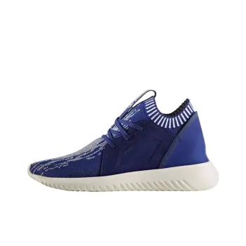 Adidas Originals Tubular Defiant Anti Slip Wear Resistant Low Top Casual Shoes Women's Blue Silver