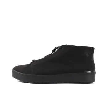 DESCENTE Cushioning, Abrasion Resistant, And Waterproof Mid Top Casual Shoes Men's Black