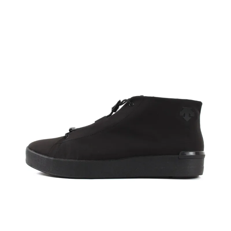 DESCENTE Cushioning, Abrasion Resistant, And Waterproof Mid Top Casual Shoes Men's Black-0