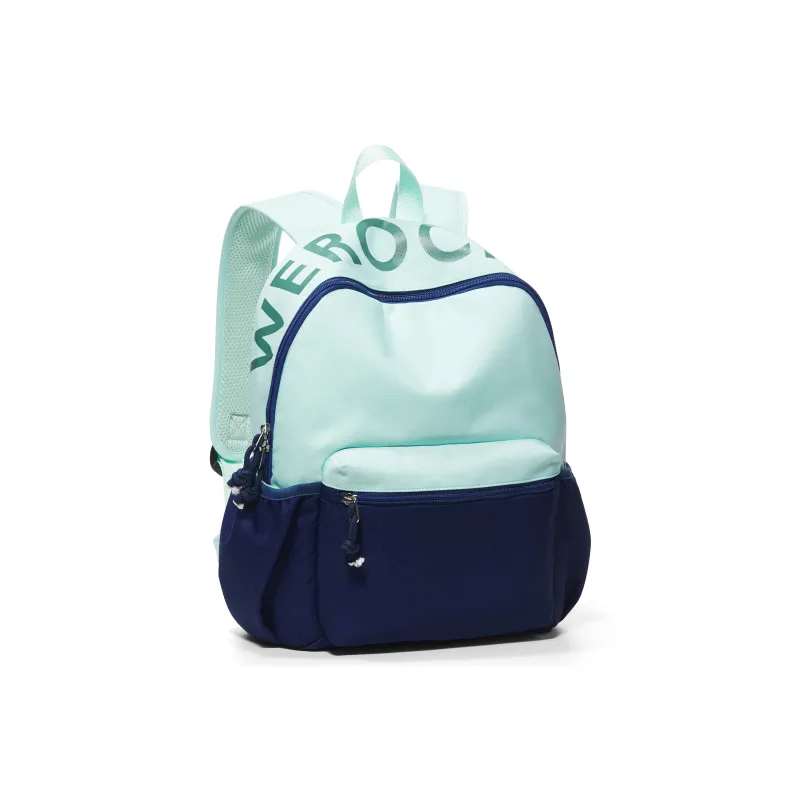 Werocker Fabric Backpack Unisex Yellow Blue/Blue Green/Classic Black-12