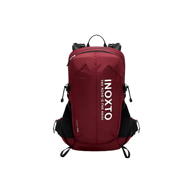 INOXTO Nylon 420D Outdoor Mountaineering Bag Backpack Unisex Red/Yellow/Blue/Black/Gray/Coffee-0