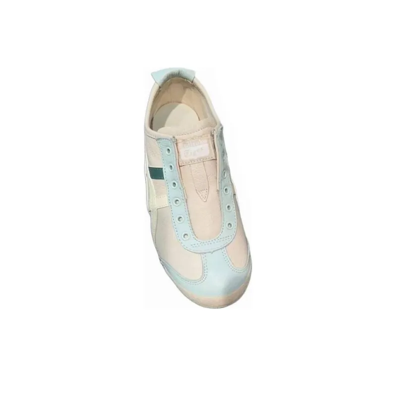 Onitsuka Tiger MEXICO 66 Anti Slip Wear Resistant Low Top Casual Shoes Unisex White Blue-4