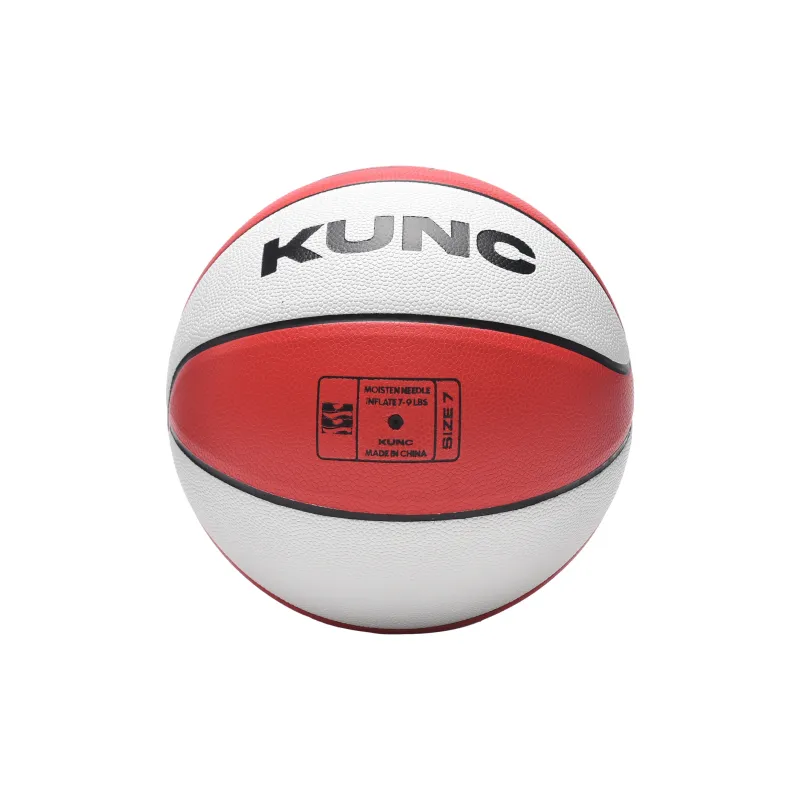 Sijue PU Basketball Red White Size 7 Training Unisex-2