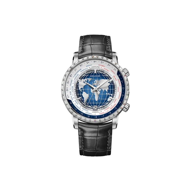 AGELOCER Men Universal Time Watch-8