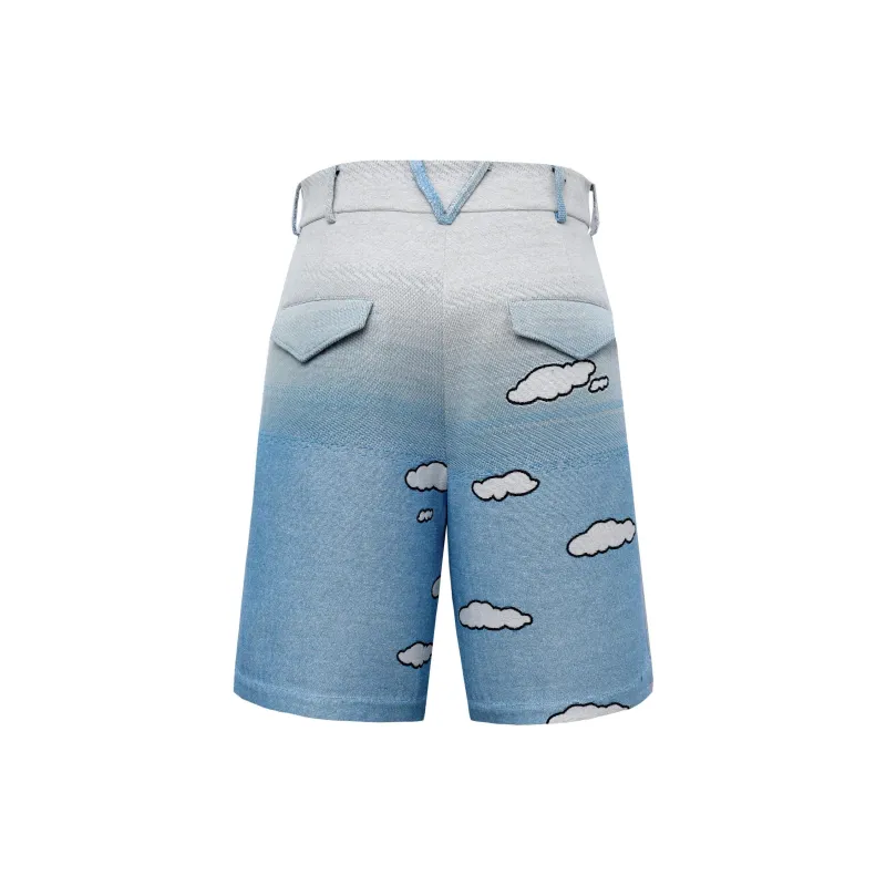 BIRTH OF ROYAL CHILD SS24 Shorts Unisex Blue-1