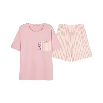 MIIOW Pajama Set Women's Light Pink