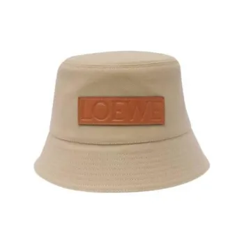 LOEWE Cotton Bucket Hats Women's Beige