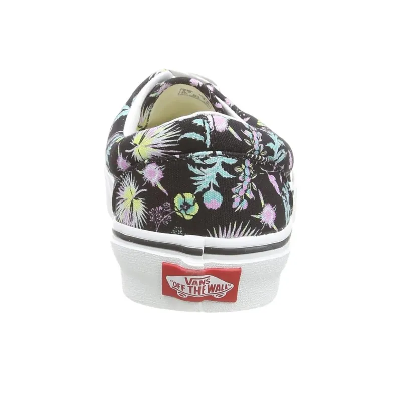 Vans Era Paradise Floral Shoes Black/White Women's-4
