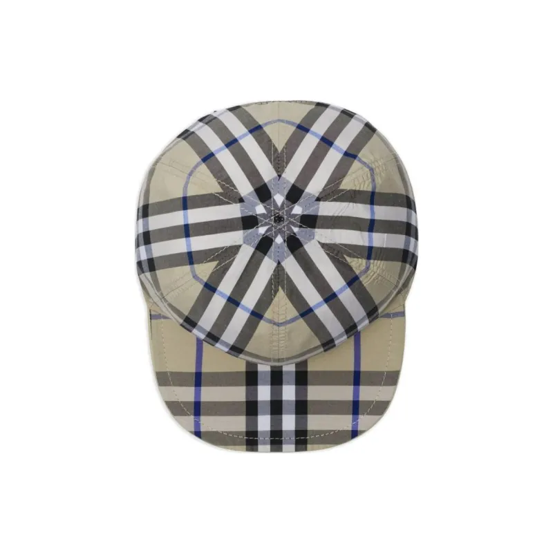 Burberry Kids Check-pattern Reversible Baseball Cap-1