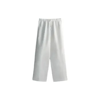 ZARA Pajama Pants Women's White