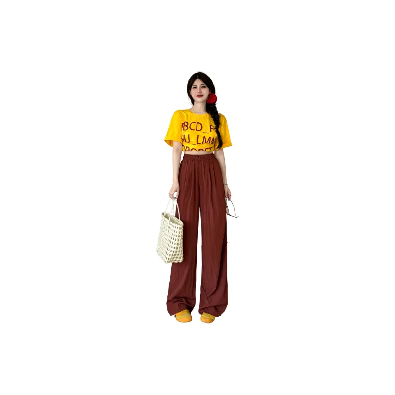 ZAZN Casual Pants Women's Burgundy-0