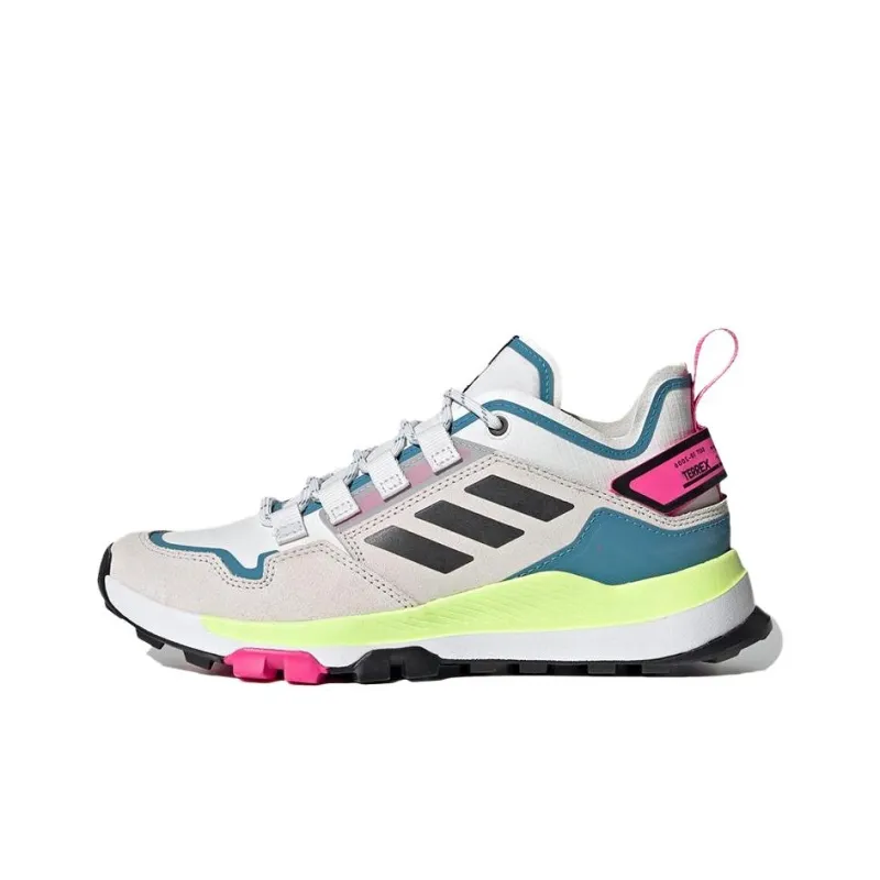 Adidas Terrex Hikster Low Breathable Low-Top Trekking Shoes Women's White Blue-0