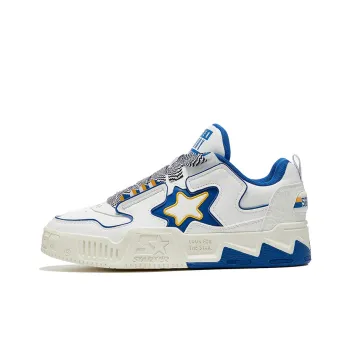 STARTER Vol 90s Low Top Dopamine Dressing Color Block Crackle Women's Blue White