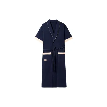 FOREVER 21 Pajama Robe Men's Navy Blue